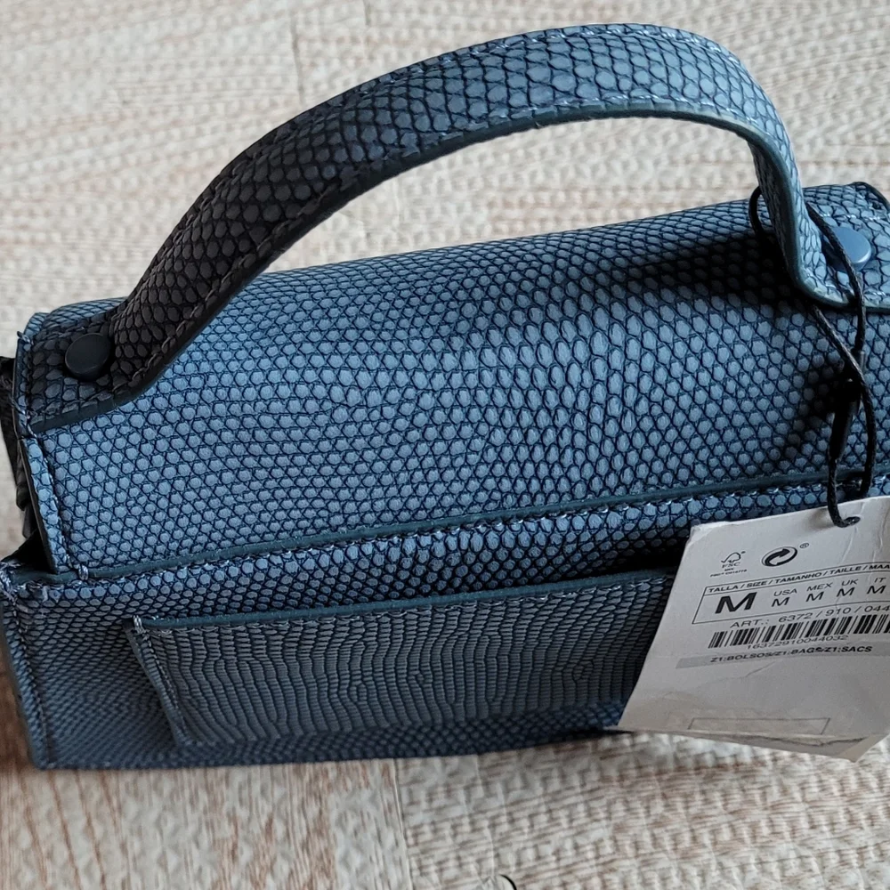 Zara Embossed Mini Crossbody - Picture 10 of 11